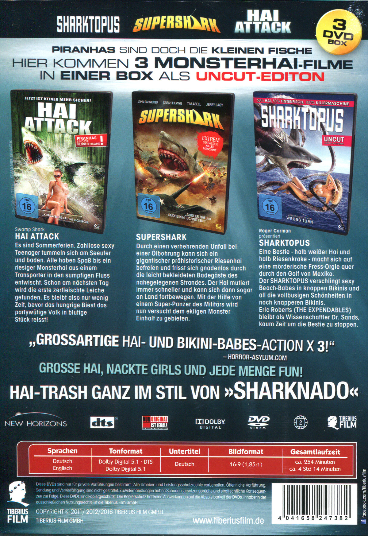 Die Hai Box 3 Dvds Filme De