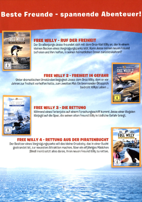 Free Willy 1 4 Box Set 4 Dvds Filme De