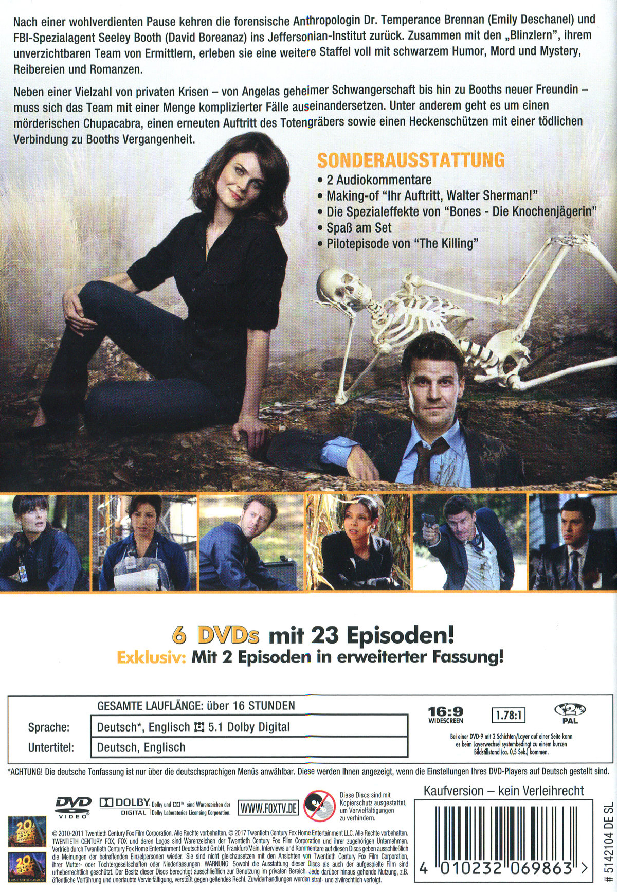 bones season 6 6 dvds filme de