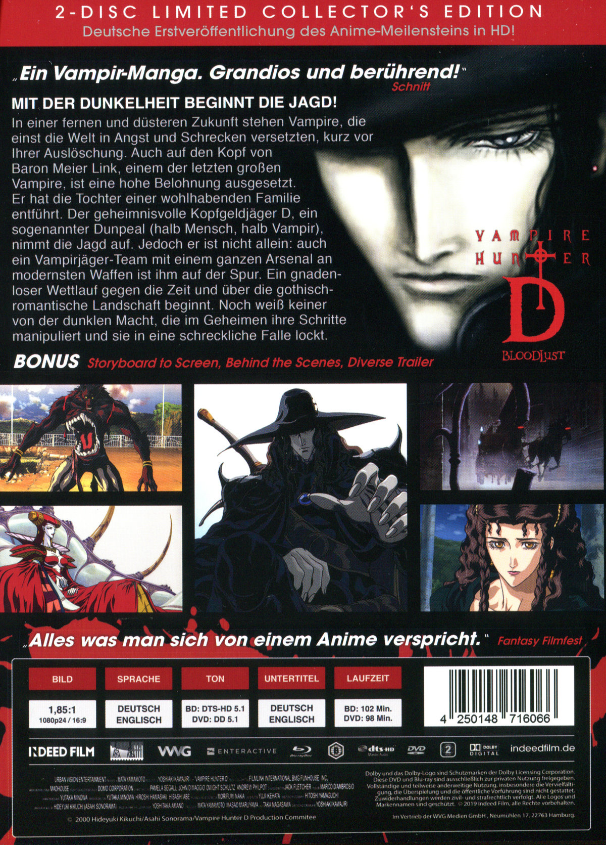 Vampire Hunter D Bloodlust Filme De